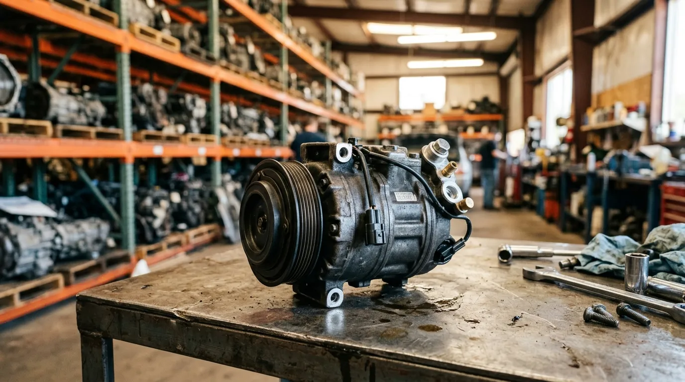 Used 2021 Dodge Charger a/c compressor from a salvage yard