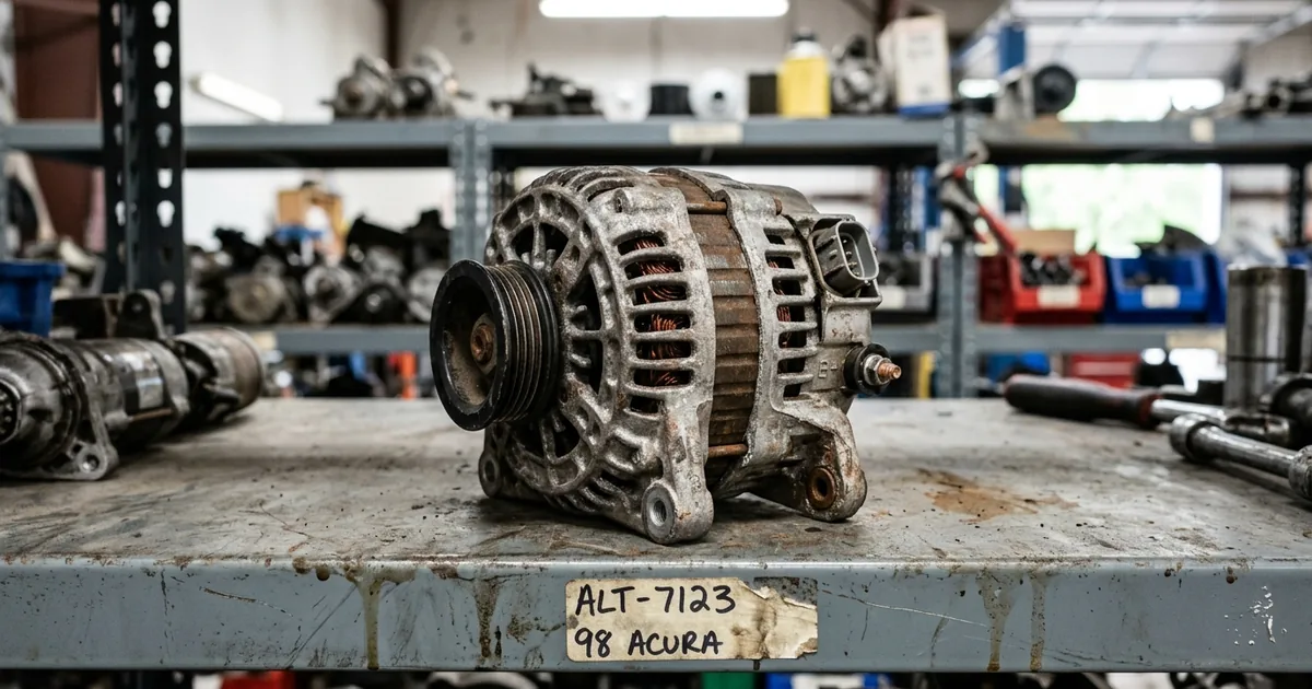 Used 2018 Kia Forte alternator from a salvage yard