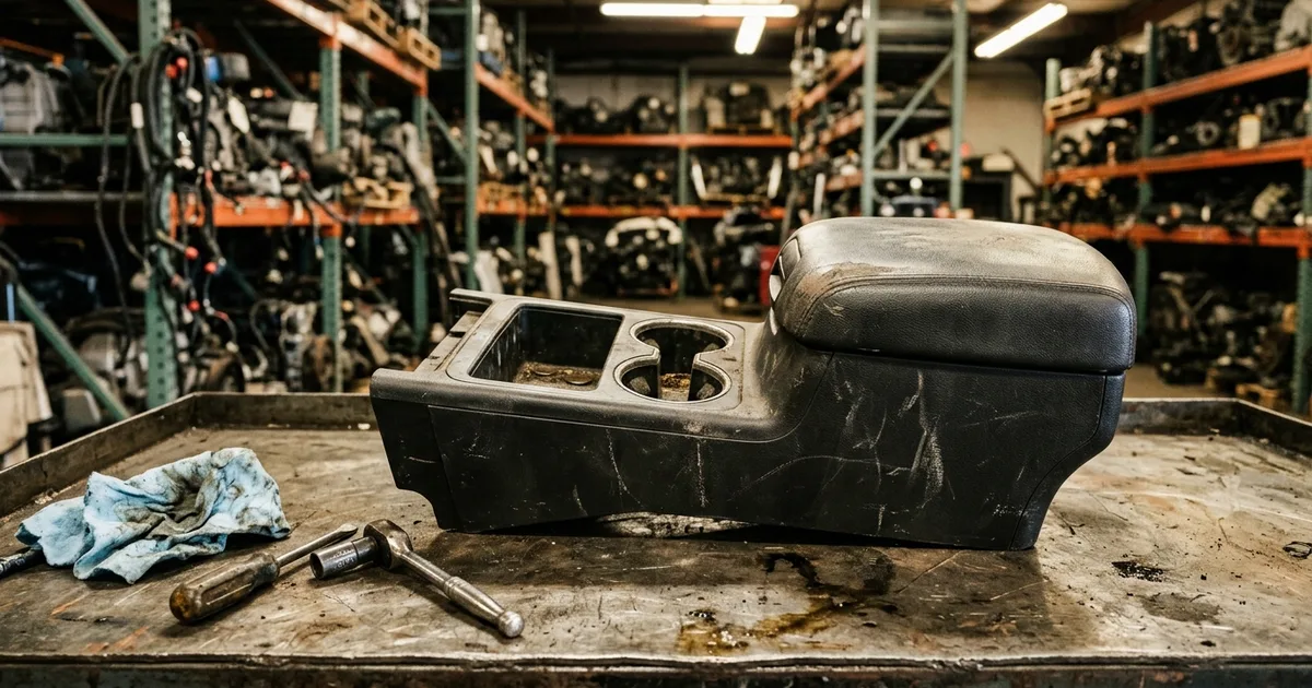 Used center console auto part