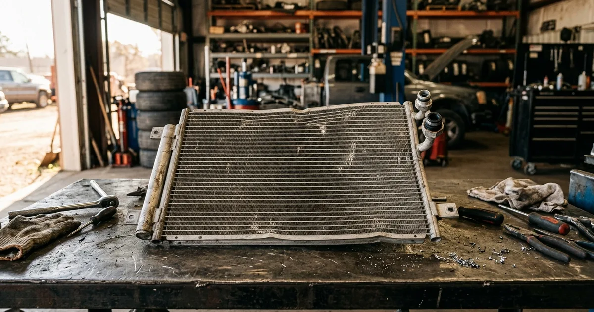 Used ac condenser auto part