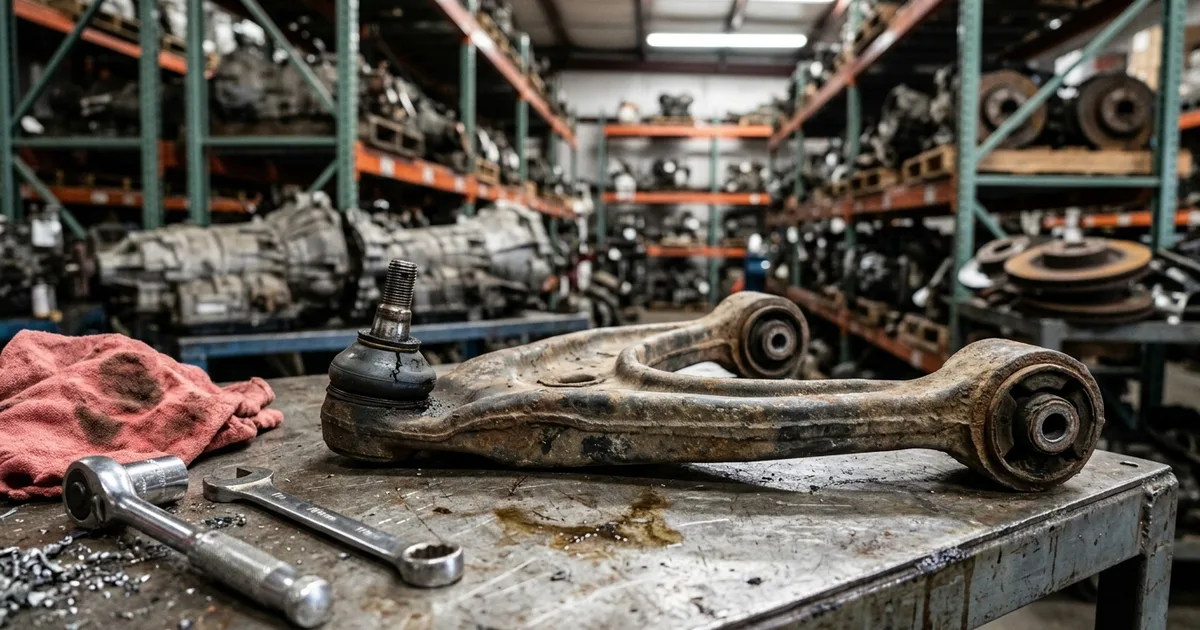 Used control arm auto part