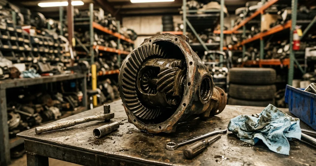 Used differential auto part