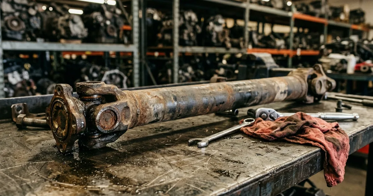 Used drive shaft auto part