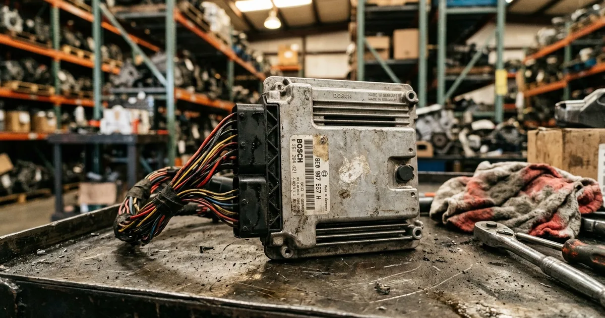 Used engine computer auto part