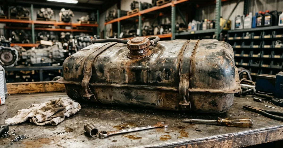 Used fuel tank auto part