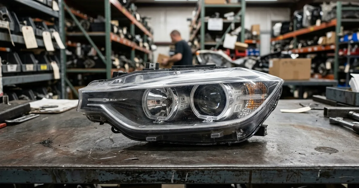 Used 2020 Chevy Malibu headlight assembly from a salvage yard