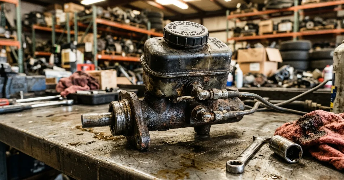 Used master cylinder auto part