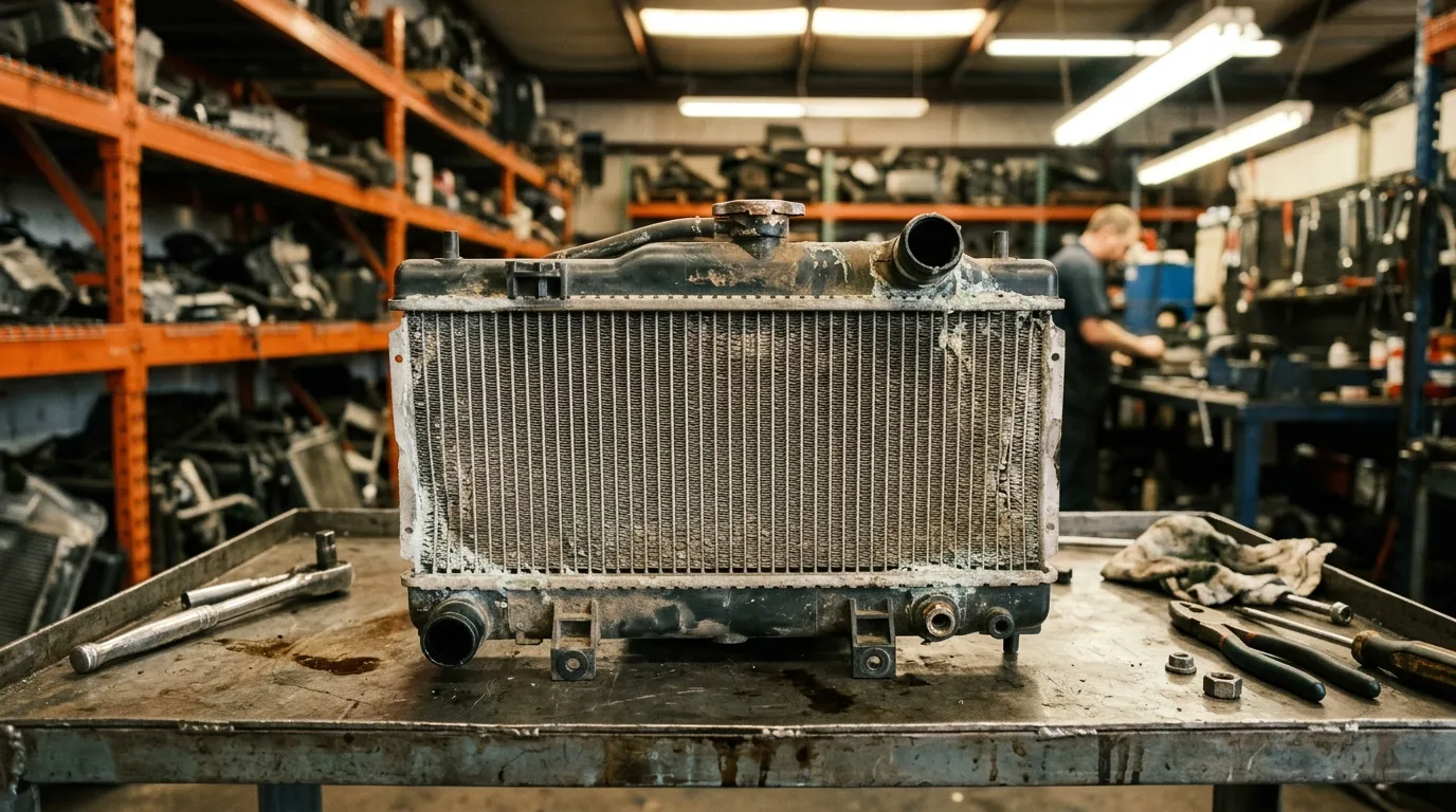 Used 2023 Hyundai Santa Fe radiator from a salvage yard
