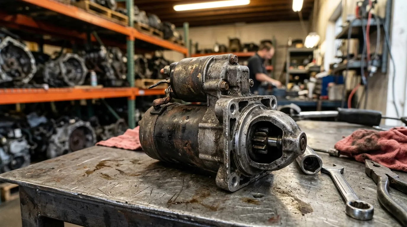 Used 2018 Toyota Corolla starter from a salvage yard