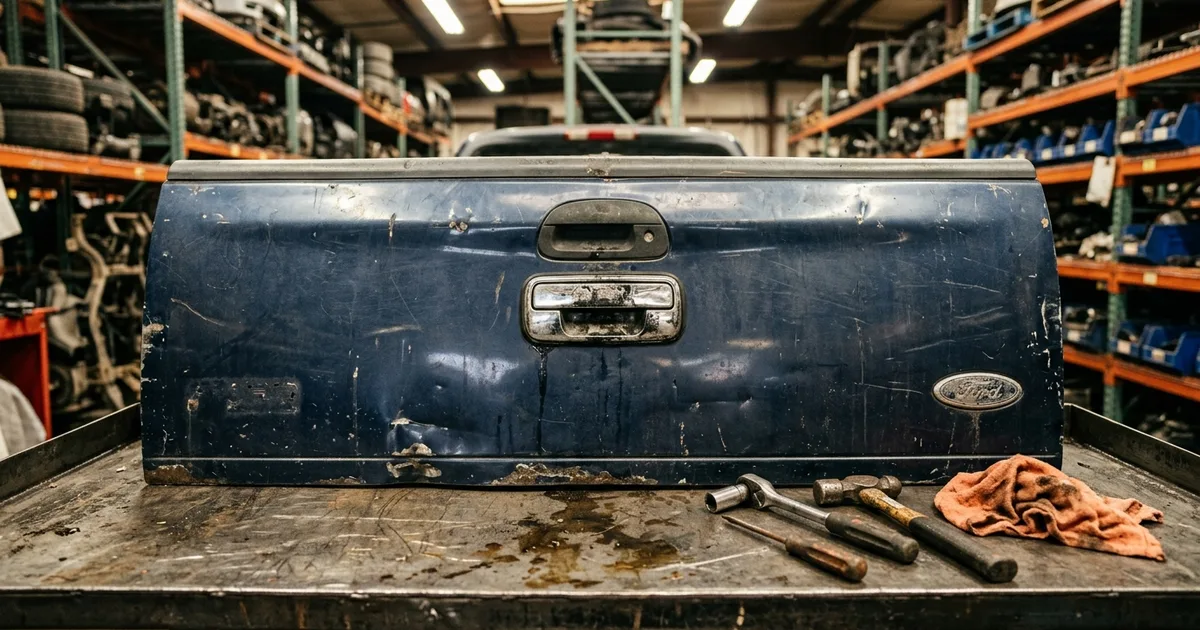 Used tailgate auto part