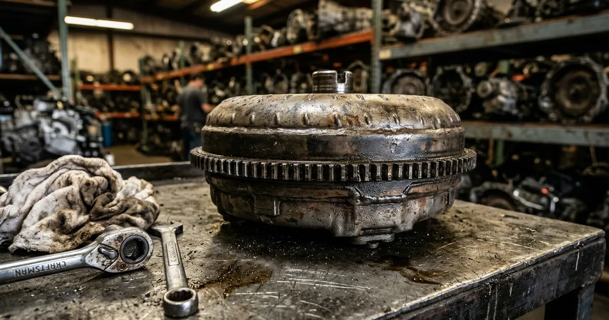 Used torque converter auto part