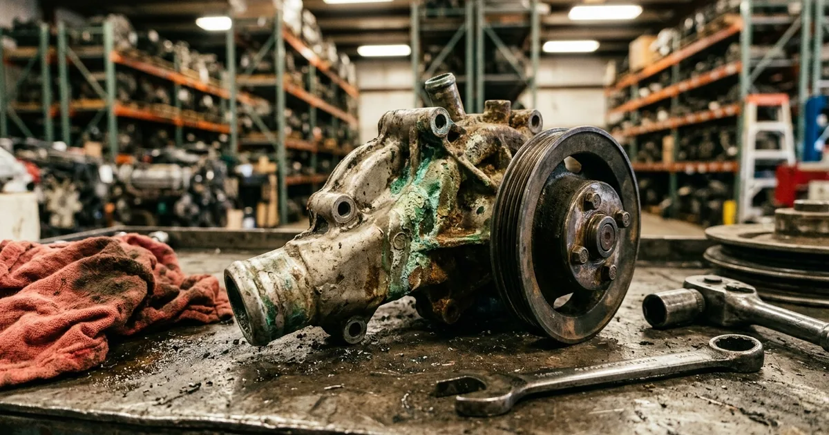 Used water pump auto part
